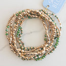 Golden Clover Bracelet Stack
