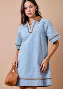 Washed Denim Dress