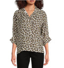 Tru Luxe Animal Print Button Up
