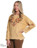 Tru Luxe Dyed Embroidery Sweatshirt