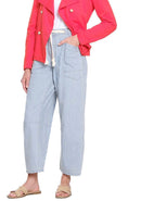 Tru Luxe Stripe Barrel Jean