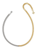 COLETTE CHAIN NECKLACE - MIXED METAL