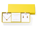 CAILIN BIRTHSTONE GIFT SET - GOLD GOLDEN YELLOW CRYSTAL