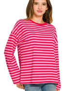 STRIPED LONG SLEEVE T-SHIRTS