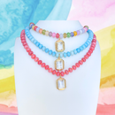 Candy Beaded Jewel Necklace