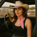 Pink Western Skinny Mini Wild Rag Scarf / Cowgirl Necktie