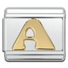 Italian Charm Letters A-Z - 9mm Gold Bracelet Charms