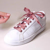 Pink glitter shoelaces