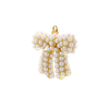 Pearl Bow Charm For Charm Necklace & Bracelet