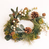 Pearl & Earthy Eucalyptus Candle Ring – Home Decor Gift