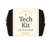 Vegan Leather Tech Kit- Black