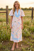 Pink Floral Tunic Dress