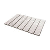Quick Dry Roll-Up Diatomite Kitchen Mat - White
