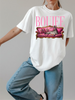 Boujee Zebra White Graphic Tee