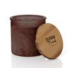 Amber River Rock Candle