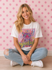 Spoiled Leopard Cream Graphic Tee
