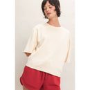 Loose Fit Crew Neck Short Sleeve Top