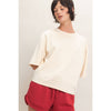 Loose Fit Crew Neck Short Sleeve Top