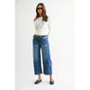 LOW-RISE WIDE CROP BAGGY FIT