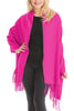 Oversized Fuzzy Twist Oblong Wrap Shawl Scarf