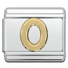 Italian Charm Bracelet Number - 9mm Gold Link