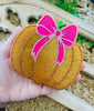 Bow Pumpkin Car Freshie 