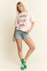 SIDE CHEETAH GRAPHIC TEE