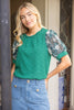 Floral Embroidered Lace Top