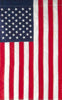 American Flag Embroidered House Flag