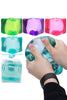 JUMBO Solid Clear Cube Maltose Putty Filled Squishy