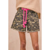 CAMOUFLAGE PRINT SHORTS