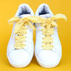 Vichy pattern laces - Yellow