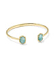 Daphne Cuff Bracelet - Teal