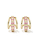 Jane Huggie Earrings - Pink