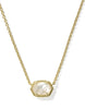 Daphne Frame Necklace - Ivory