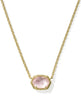 Daphne Frame Necklace - Pink