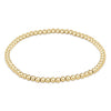 Classic Gold 3mm Bead Bracelet