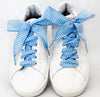 Vichy pattern laces - Blue