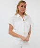 Esqualo Blouse Embroidery Flower