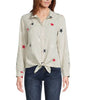 John Mark Embroidered Star Top