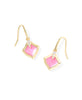Joelle Drop Earring- Gold Pink Mix