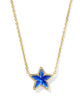 Cassidy Star Necklace- Cobalt Blue