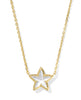 Cassidy Star Necklace- White MOP