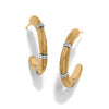 Meridian Geo Open Hoop Earrings