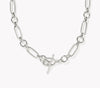Sylvia Metal Necklace- Silver