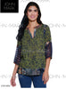 John Mark Peasant Tunic Moss Green