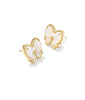 Haley Bow Earring- Gold MOP
