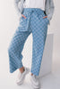Blue Checkered Pants