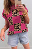 Pink Cheetah Sweater Top