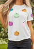 Colorful Sequin Pumpkin Top